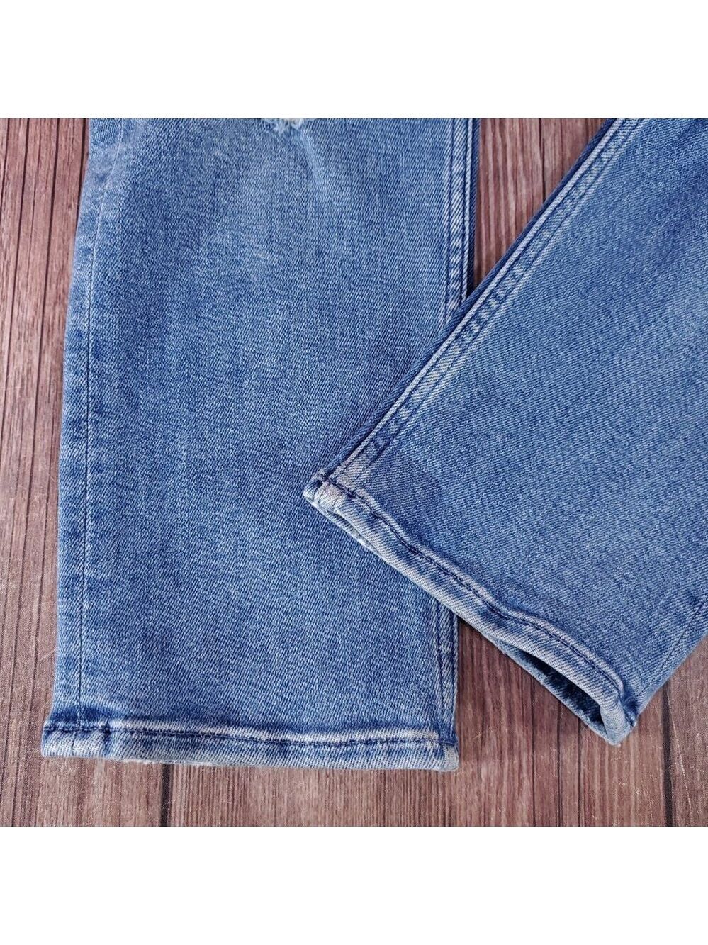 Mother Womens Size 27 The Tomcat Play Like A Pirate Straight Leg Jean Distressed - Picture 9 of 16